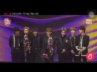 [video][200105] bts speech 34th golden disc awards 2020 day 2 ¦ daesang