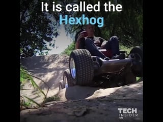 All terrain wheelchair hexhog