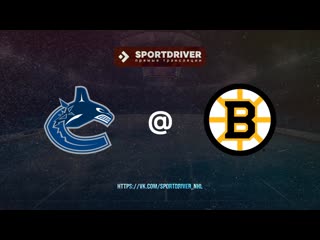 Vancouver canucks at boston bruins