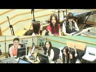 150807 gfriend on kbs cool fm's kim sung joo gayo plaza