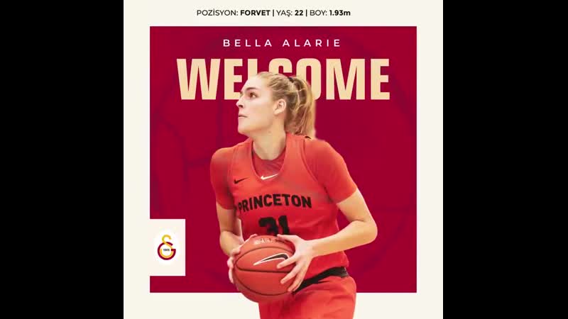 2020 wnba draft'ında birinci tur, beşinci sıradan seçilen genç yıldız adayı bella alarie galatasaray'da!