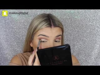 Purple iridescent cut crease makeup tutorial grwm ♡ jasmine hand