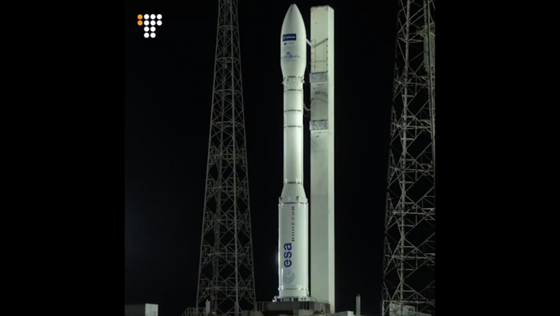 Запуск ракети vega з українським двигуном