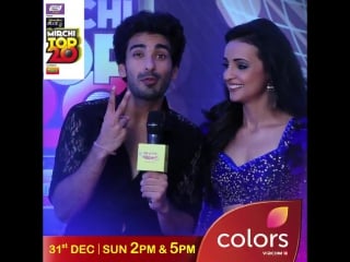 Yes #mohit & #sanaya, even we can feel the heat rising tune in to @colorstv or #colortvhd on 31st december, at 2 pm & 5 pm to w