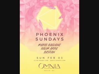 Phoenix sundays with marco b, halim ardie, bastian