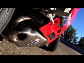 Ducati 1199 panigale r fly by termignoni exhaust sound test