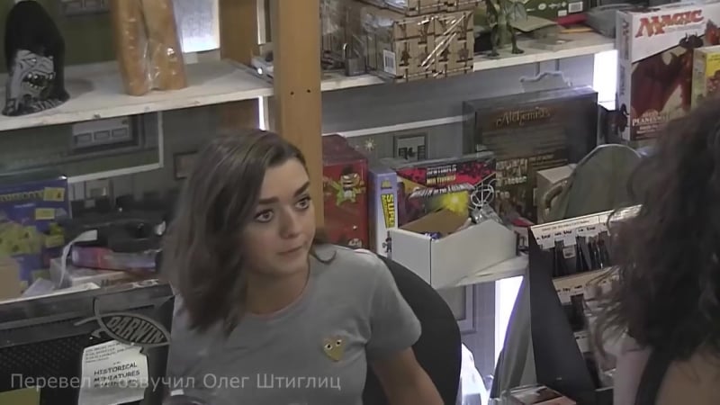 Арья старк (мэйси уильямс) пранк с фанатами