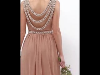 Tfnc petite wedding embellished back detail maxi dress