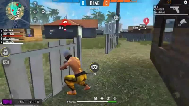 Битва против топ ютуберов smail thrasher azamm казахша в free fire | ff | фф | фри фаер