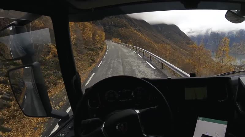 Pov driving scania s520 øvre årdal fv 53 serpentine