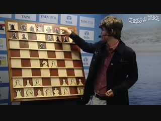 Magnus carlsen shows his win against hikaru nakamura (part 1 of 2)