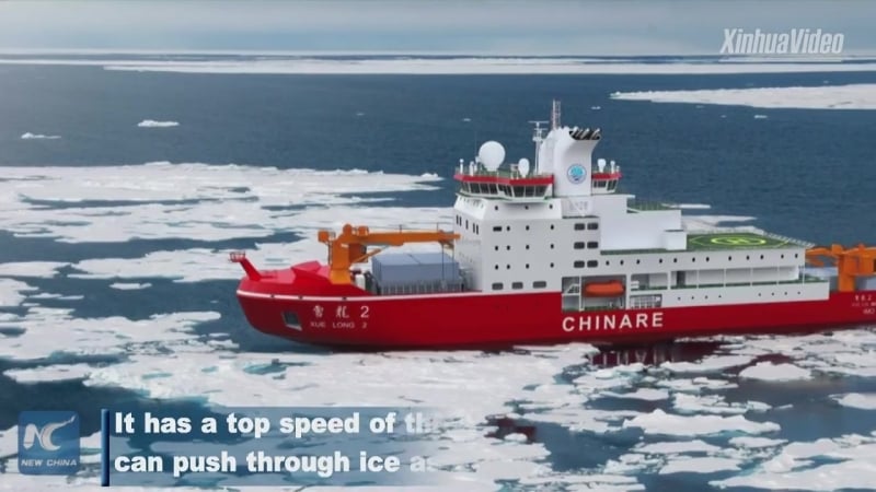 Первый китайский полярный ледокол будет достроен в 2019 году!