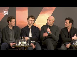 1917 press conference sam mendes, andrew scott, george mackay