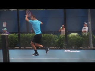 Grigor dimitrov practice session apia international sydney 2016