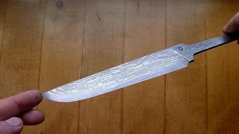 Damascus of screws, making a blade дамаск винтов, изготовление клинка