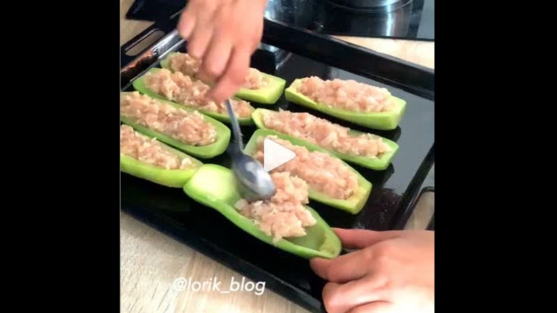 Kабачки фаршированные (описание под видео)