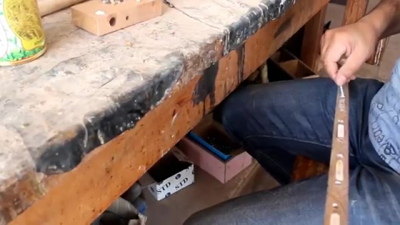 Ahlat bastonu yapım aşaması