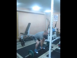 Рывок одной рукой 40кг