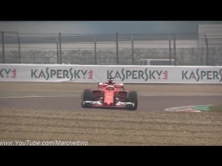 2017 ferrari f1 sf70h first shakedown engine sound
