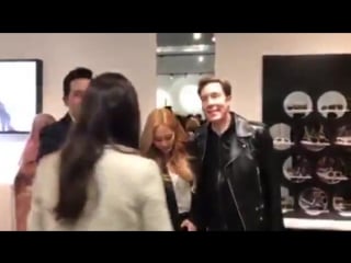 Jessica & krystal @ blanc & eclare soho brand openning [allkpop live]