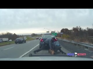 Dashcam shows intense shootout between troopers and suspect