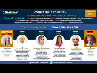 Comusav conferencia sabatina 21 ago 2021 tus celulas