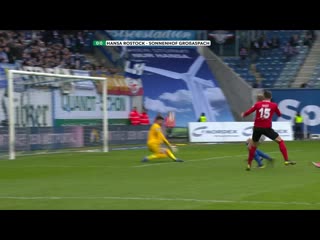 27 spieltag 18/19 highlights fc hansa rostock 00 sg sonnenhof grossaspach