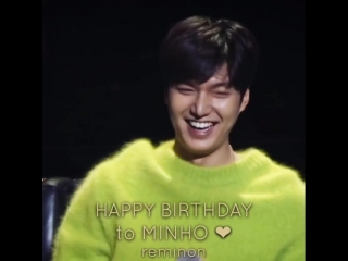 Lee min ho 💖 happy birthday happy32ndminhoday cr reminon reminon