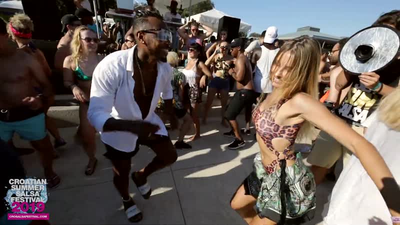 Yoandy villaurrutia &amp; alina vakhner salsa social dancing | croatian summer salsa festival 2019