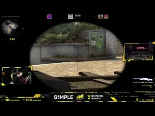 S1mple insane flick with awp