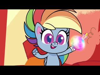 My little pony pony life 💖 new 💖 fluttershy becomes rainbow dash flutterdash mlp pony