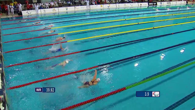 Womens 50m freesyle s4 final 2016 ipc swimming european open championships funchal