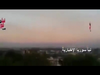 Russian rockets launchers is raining down on terrorists jaysh al fateh in hama