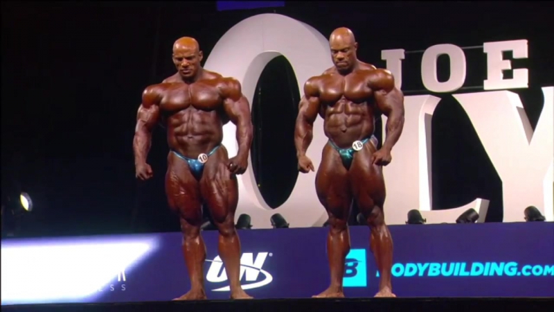 Final pose down 2017 mr olympia and awards
