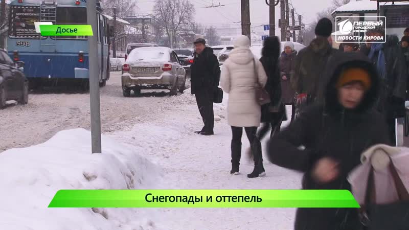 Снегопады и оттепель 09 01 2019