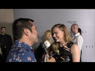 Chloe grace moretz red carpet interview at prime videos the peripheral premiere (480p)