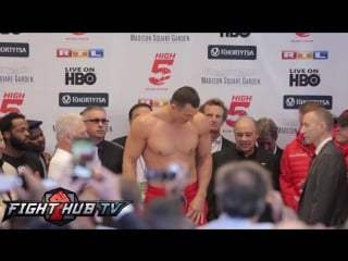 Wladimir klitschko vs bryant jennings full video full weigh face off