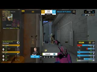 @nawwkcs gets 6 in the pistol round! unprecedented scenes! eslone