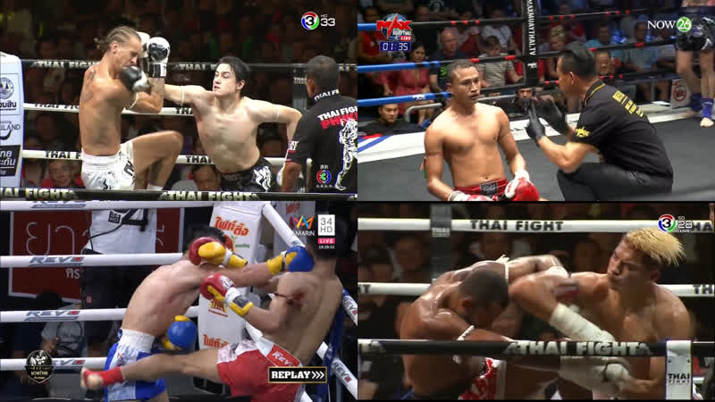 Калейдоскоп молодые финиши уикенда max muay thai, kiatpet super fight, thai fight, jao muay thai