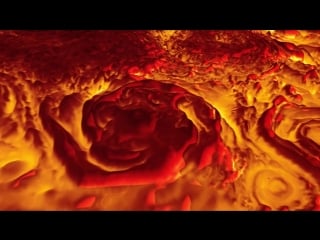 Low 3 d flyover of jupiter’s north pole in infrared