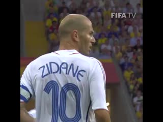 Zinedine zidane vs brazil, 2006