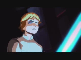 Люк vs дарт вейдер ''star wars galaxy of adventures''