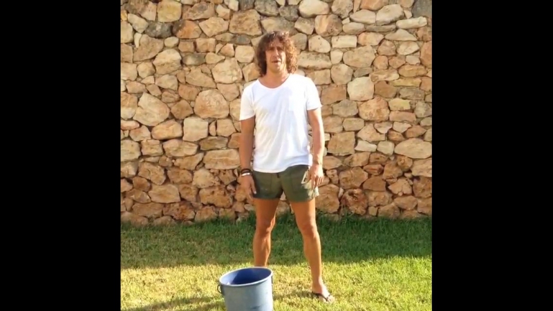 Family puyol (карлес пуйоль) ice bucket challenge