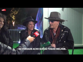 Radio rfm alice cooper, joe perry and johnny depp