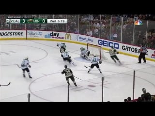 Lehtonen makes a big pad save