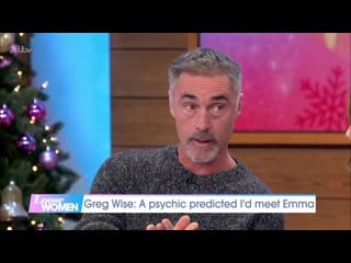Greg wise's 'witchy friend' predicted he would meet wife emma thompson | loose women