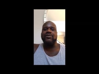 Northampton town have received this very special message from shaquille oneal