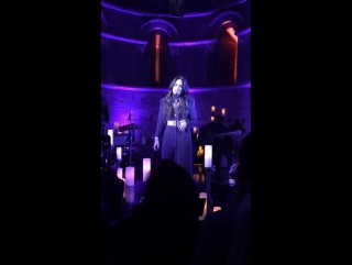 Demi lovato performing tell me you love me at the met cloisters in new york city