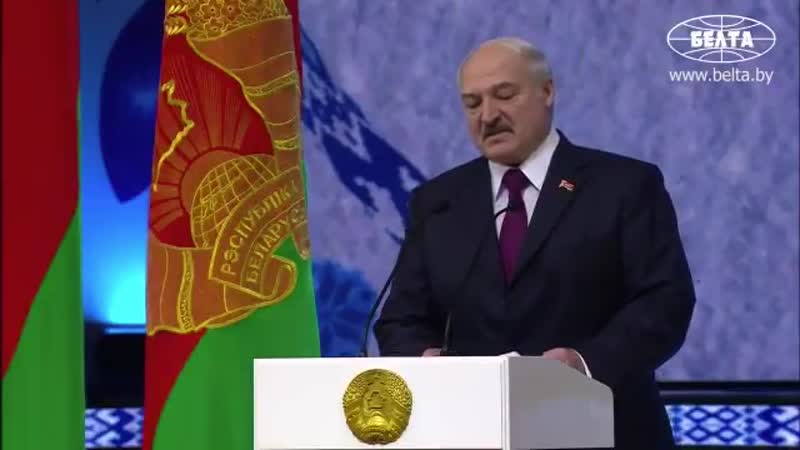 Аляксандр рыгоравіч лукашэнка впервые с 2014 обратился к публике на белорусском
