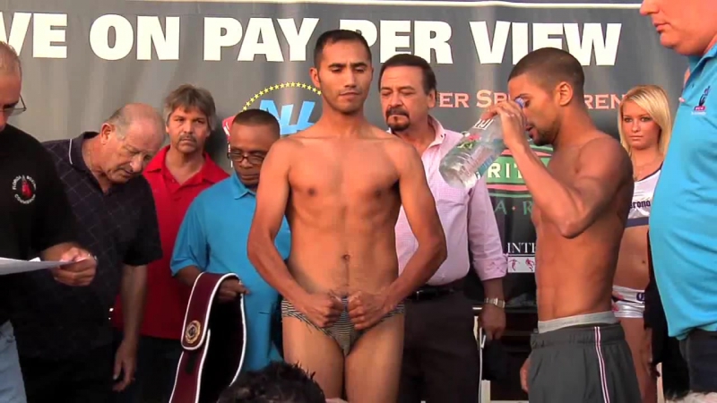 Wilfredo vazquez jr e ivan hernandez pesaje oficial